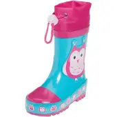 Playshoes Kinder Gummistiefel aus Naturkautschuk, trendige Uni Regenstiefel m