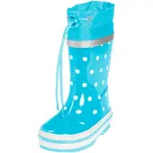 Playshoes Kinder Gummistiefel aus Naturkautschuk, trendige Uni Regenstiefel m