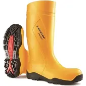 Dunlop Potthoff Sicherheitsstiefel EN20345 S5 CI SRC Größe 42 Purofort+ gelb Stahlkappe / sohle - 0507-42