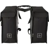 Fastrider Bodyl Doppel Fahrradtasche, wasserabweisend, Schwarz