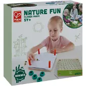 Hape Kreativset "Kunst-Set Blumenpresse", grün (bunt), Kreativsets, Kinder, Kreativset