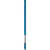 Vikan Hygiene 2983-3 steel 100cm, blauw ergonomisch, roestvrijstaal, ø31mm