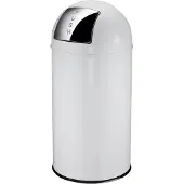 EKO - Pushcan 40 Liter - Steel - Weiß