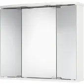 Jokey Spiegelschrank "Funa LED", weiß, B:68cm H:60cm T:22cm, MDF, Schränke, Spiegelschrank, 68 x 60 x 22 cm