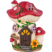 Globo Solarleuchte Garten Pilz-Haus Bunt Solarlampe Außen Leuchte Solar 33558P