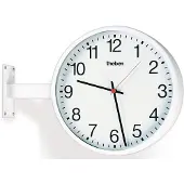 Theben 5009250 KNX Nebenuhr, doppelseitige Wanduhr OSIRIA 242 AR KNX