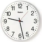 Theben 5009230 KNX Nebenuhr, einseitige Wanduhr, Durchm. 40 cm, arab. Zahlen OSIRIA 240 AR KNX