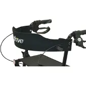 Drive Medical Leichtgewicht Rollator Torro anthrazit inkl. Tasche, Rückengurt und Stockhalter