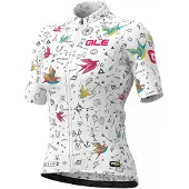 ALÉ - Women's Versilia Jersey Graphics - Radtrikot Gr 3XL weiß
