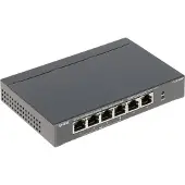 TP-LINK 6-Port 10/100Mbit/s-Desktop-Switch mit 4-Port PoE+, Unmanaged, Fast Ethernet (10/100), Vollduplex, Power over Ethernet (PoE)
