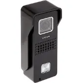 VIDOS S6B Video-Türstation für 1 Teilnehmer, IR-Kamera, Aufputz, Schwarz