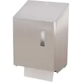 Ophardt hygiene SanTRAL HAU 1 Automatischer Papierhandtuchspender, Hochwertiger Spender für Papierrollen mit Außenabwicklung, Edelstahl, geschliffen, E