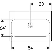 Geberit 501841004 iCon Light WT 60x42cm, verk. Ausld.