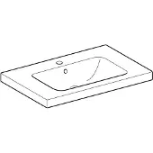 Geberit 501839001 iCon Light Waschtisch 75x48cm
