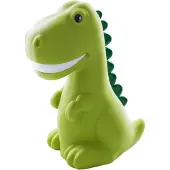 Dhink Kinderlampe Dino grün 16x10x9 cm mit 15-Minuten-Timer, Helligkeitsanpassung, Farbwechsel & Berührungsfunktion