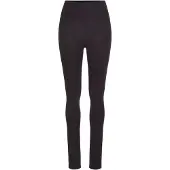 LASCANA Leggings , Damen, Gr. 36/38, N-Gr, schwarz, Single Jersey, Obermaterial: 95% Baumwolle, 5% Elasthan, unifarben, Basic, Basic lang, Hosen Leggings, mit breitem Bündchen, Topseller