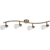 Rabalux Moderner Spot Soma 4-armig bronze|weiß