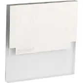 Kanlux S.A. Quadratische LED-Treppenleuchte SABIK LED WW 0,8 W 12 DC 13 lm Schutzklasse III IP20 warmweiß 3000 K Edelstahl 23108