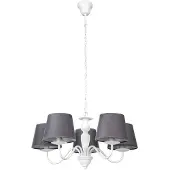 Rabalux Flavio Pendelleuchte weiß, grau E14 5X MAX 40W