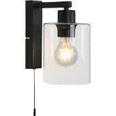 Rabalux 5077 Wandleuchte Miroslaw, E27, schwarz, Industriell, 21cm