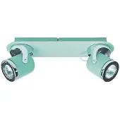 Rabalux 5034 Spots lampen April GU10 2X MAX 5 Metall minzgrün