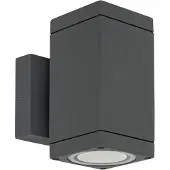 Rabalux 7888 Außenwandleuchte Buffalo, GU10, Aluminium, anthrazit, Minimal, IP54, 14,5cm