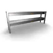 CombiSteel Wärmebrücke aus Edelstahl 2 stufig beheizt 1800x300x650mm