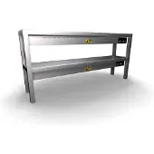 CombiSteel Wärmebrücke aus Edelstahl 2 stufig beheizt 1400x300x650mm