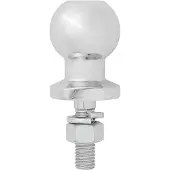 Proplus schleppkugel 50 mm Stahl gerade M16 x 55 mm silber