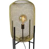 Lucide Stehleuchte Mesh mit vier Beinen, gold