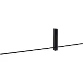 Lucide LED-Wandleuchte Segin, Höhe 90 cm, 10W, schwarz, Aluminium