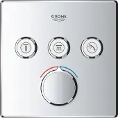GROHE Unterputzmischer SmartControl eckig fms 3 Absperrventile chrom Nr. 29149000, 29149000