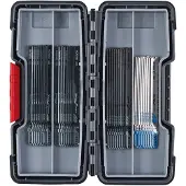 Bosch Stichsägeblatt-Set Wood and Metal, 40-teilig, Einnockenschaft - 2607010904