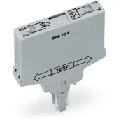 Wago 286-794 Optokopplermodul,Eingangsnennspannung DC 24 V,Statusanzeige rot,grau 286794