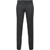 Only & Sons Chinos "ONSMARK SLIM CHECK PANTS 9887 NOOS", Herren, Gr. 29, Länge 32, schwarz, Web, Obermaterial: 64% Viskose, 31% Polyester, 5% Elasthan, kariert, schmal normal, Hosen Chinos