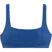 Sunseeker Bustier-Bikini-Top "Fancy", Damen, Gr. 34, Cup A/B, blau, Obermaterial: 92% Polyamid, 8% Elasthan. Futter: 100% Polyamid, Bikini-Oberteile Bustier-Bikini-Top, aus Strukturware