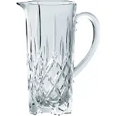 Nachtmann Wasserkrug "Krug Noblesse 1190 ml transparent", bunt (transparent), B:2cm H:23,2cm T:2cm, Karaffen, Wasserkrug, Erhöhte Bruchfestigkeit, Kristallglas, spülmaschinenfest
