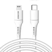 Accezz MFI-zertifiziertes Lightning- auf USB-C-Kabel - 2 m - Weiß