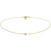 Elli Halskette Choker Ball Kugel Geo 925 Silber Elli Gold