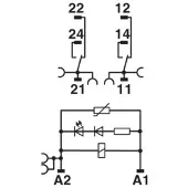 Phoenix Contact 2909775 Relaismodul RIF-1-RPT-LV-120AC/2X21MS RIF1RPTLV120AC2X21MS