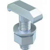 Obo Bettermann OBO 1148122 Hakenkopfschraube für Profilschiene MS4022 M10x60mm Stahl Zinklamelle MS40HB M10x60 ZL - 25 Stück