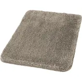 Kleine wolke Badematte "RELAX, Badvorleger, Badezimmer Teppich" Gr. 3, grau (taupe), H:30mm, Polyacryl, Badematten, Badematte, Badteppich, meliert, rechteckig, rund & als Set erhältlich