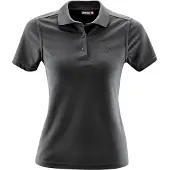 Maier Sports - Women's Ulrike - Polo-Shirt Gr 48 schwarz/grau
