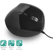 Ewent EW3157, Rechts, Optisch, USB Typ-A, 1800 DPI, Schwarz