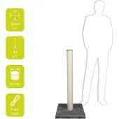 Laroy EBI Kratzstamm High-Post 90cm - Grau