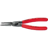 Knipex 48 11 J3, Circlip, Chromium-vanadium steel, Kunststoff, Rot