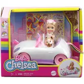 Barbie GXT41 - Barbie - Chelsea - Einhorn-Auto mit Stickern und Puppe