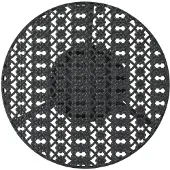 vidaXL Bistrotisch Schwarz 40x70cm Metall