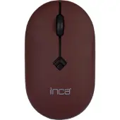Cian technology Inca IWM-231RB, Beidhändig, Optisch, RF Wireless, 1600 DPI, Schwarz, Braun