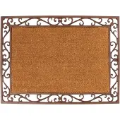 Esschert Design Türmatte mit Kokosmatte; LH48